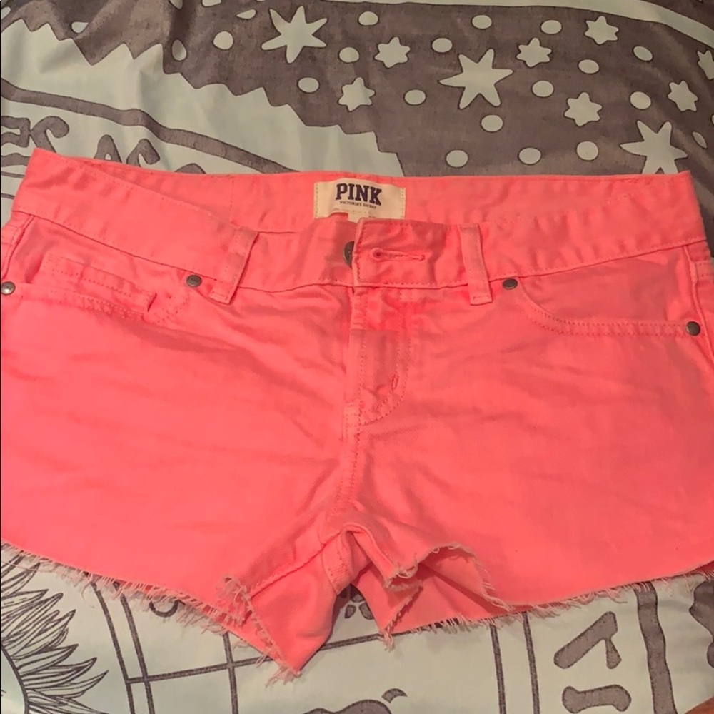 VS pink shorts size 4